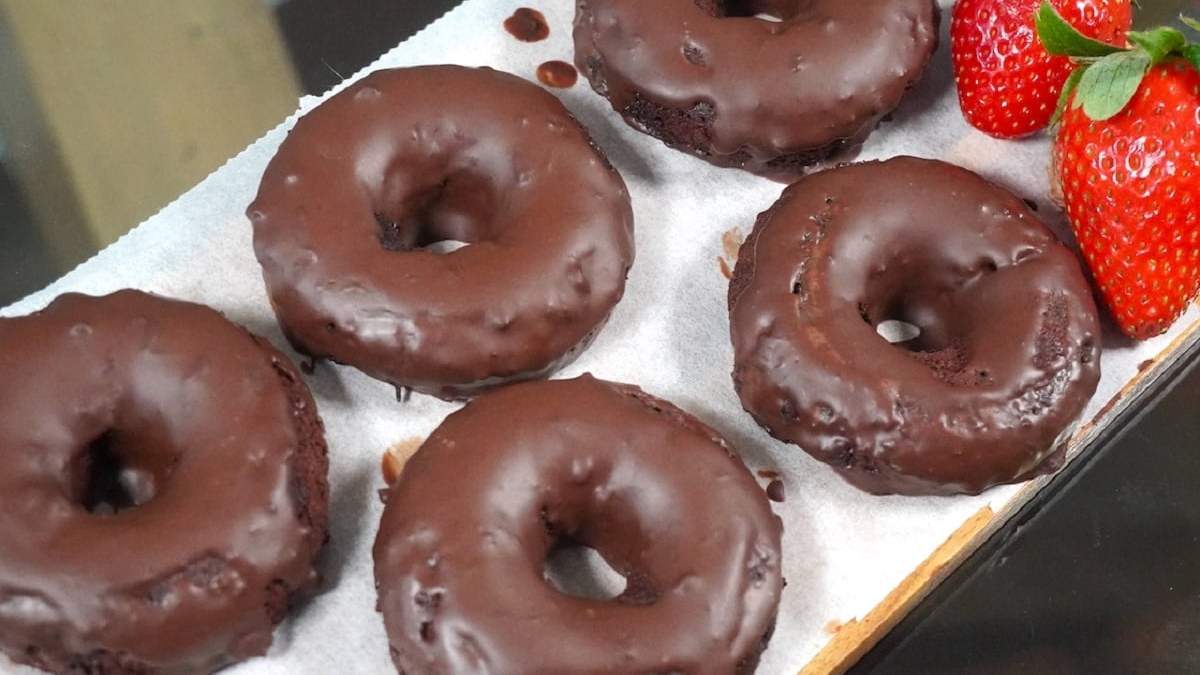 Donas de chocolate. Fuente: (Recetas sin lactosa)