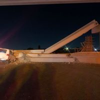 Colapsa puente en tramo de la México-Pachuca que conectará con el AIFA