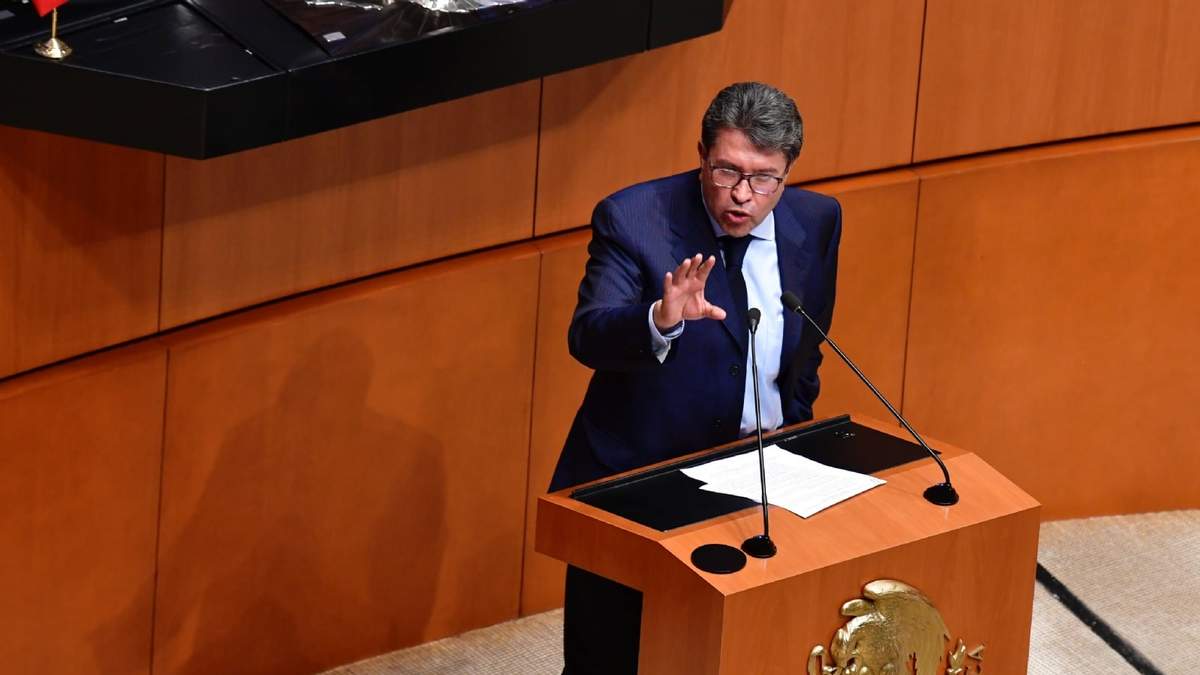 El senador Ricardo Monreal
