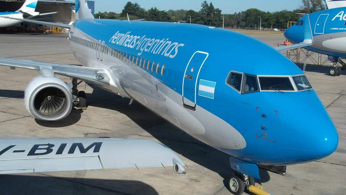 Aerolíneas Argentinas. Fuente: (Twitter)
