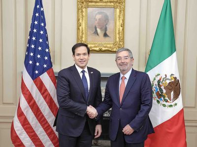 Marco Rubio y Juan Ramón de la Fuente hablan de impuesto a remesas y combate al narco