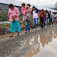 Los desplazados, invisibles para el gobierno
