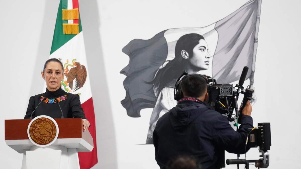 La presidenta Claudia Sheinbaum