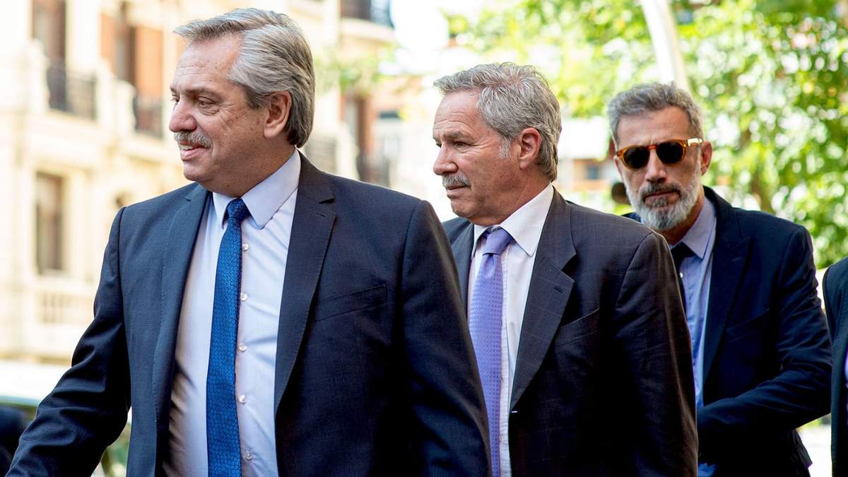 Alberto Fernández y Felipe Solá. Fuente: (Twitter)