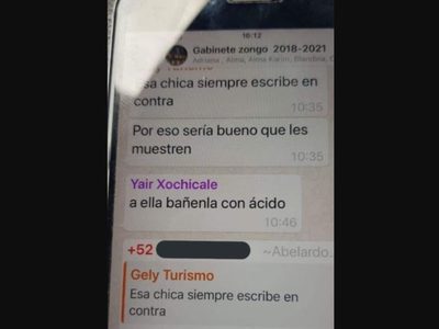 'Báñenla con ácido”, escribió el director del DIF en Zongolica; 'es un meme”, dice