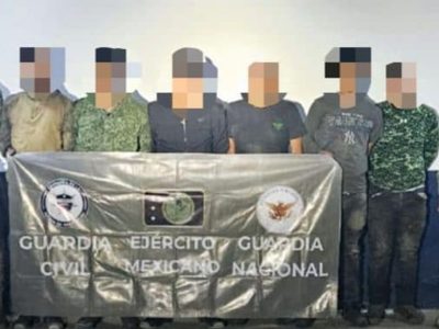 Tras enfrentamiento, uniformados detuvieron a siete presuntos integrantes del crimen organizado