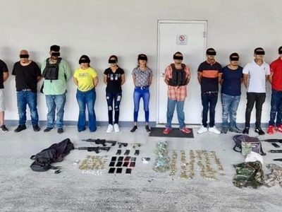 Detienen en NL a 15 integrantes de un grupo delictivo
