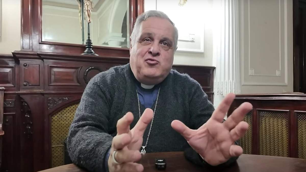 El Arzobispo de Mendoza, Monseñor Marcelo Colombo.