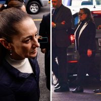 Claudia Sheinbaum y Norma Piña asisten al funeral de Ifigenia Martínez (Video)