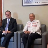Visita a EU fue breve, pero muy intensa; estamos bien y de buenas: AMLO (Video)