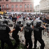 El comunicado del Ministerio de Seguridad por los disturbios en el velatorio de Diego Maradona