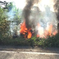 Ejecutan e incineran a tres policías en Tabasco