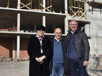 Funcionarios nacionales recorrieron las obras del futuro Polo Científico de Neuquén