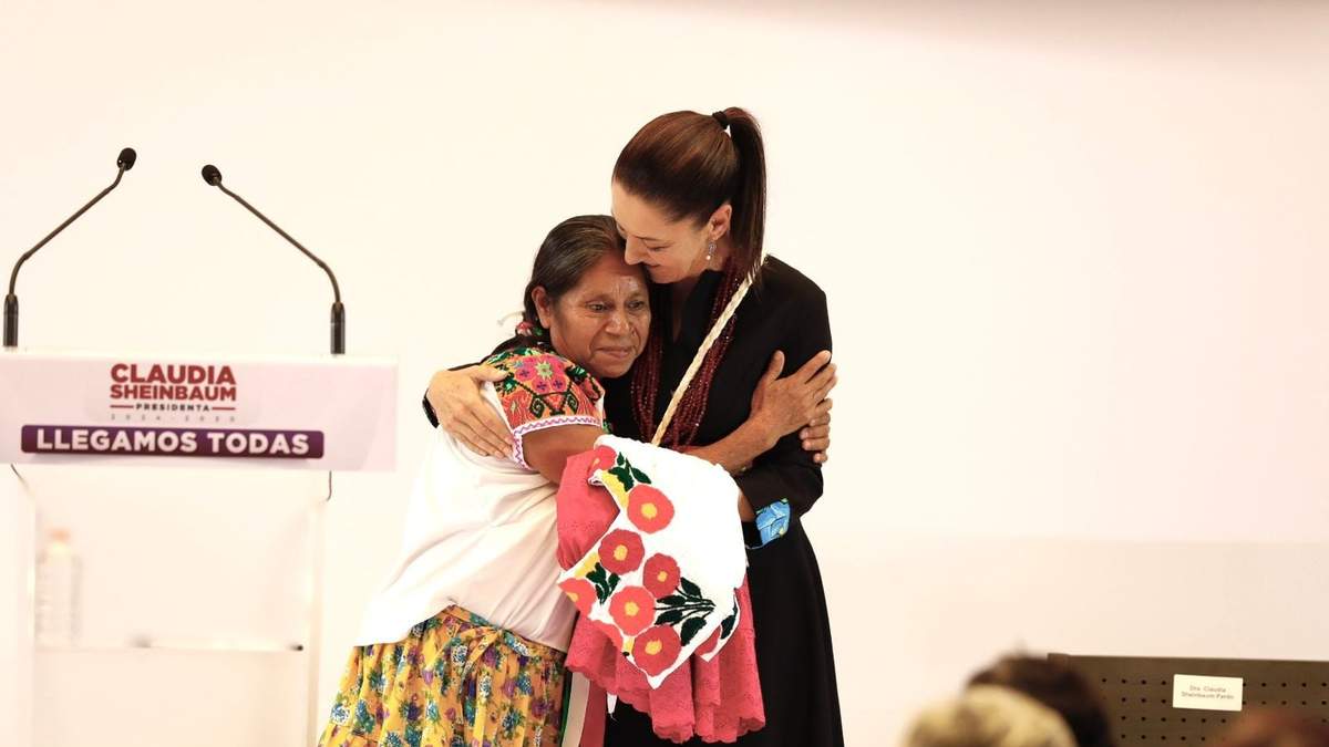 Evento de Claudia Sheinbaum con mujeres indígenas