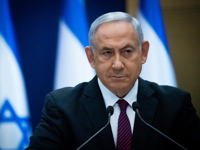 Hospitalizan al primer ministro de Israel, Benjamin Netanyahu