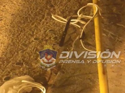 Robó una farola de una Iglesia de Cutral Co y fue demorado