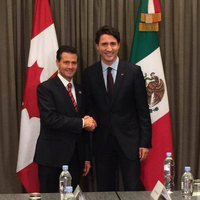 México y Canadá, a favor del libre mercado; acuerdan impulsar el TLCAN