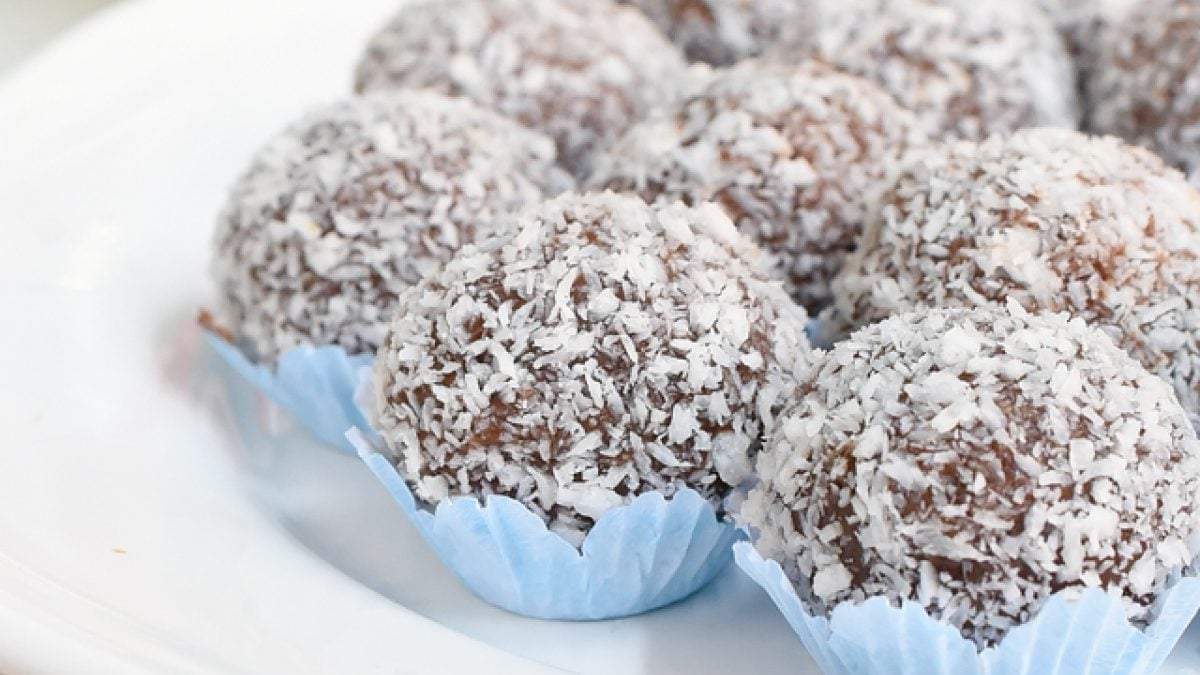 Trufas de avena y chocolate. Fuente: (Instagram)