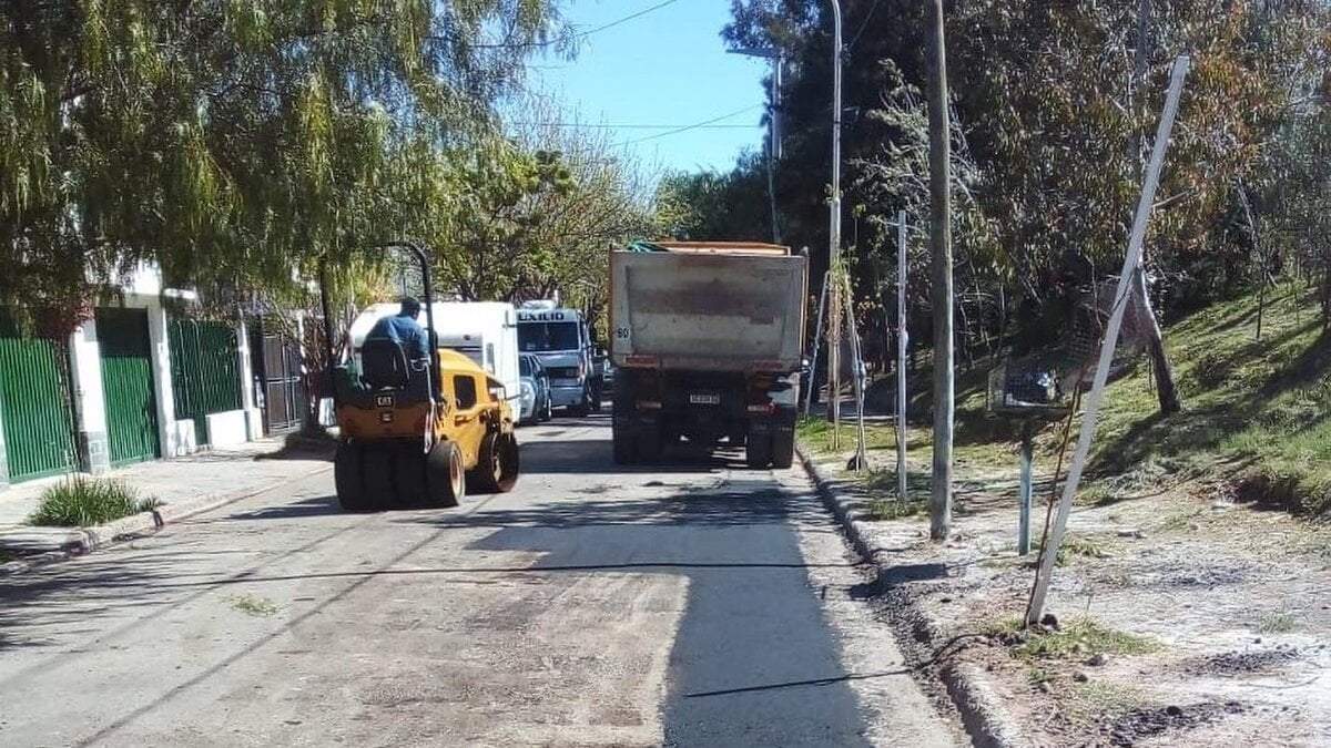 Comienzan las obras en calle Belgrano. Fuente (Twitter)