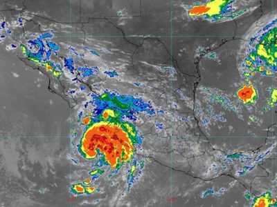 Conagua prevé lluvias continúas en el país por tormenta tropical "Olaf"