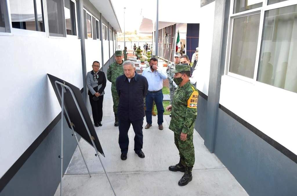 AMLO inaugura cuartel