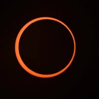 Así se vio el eclipse solar en la Patagonia