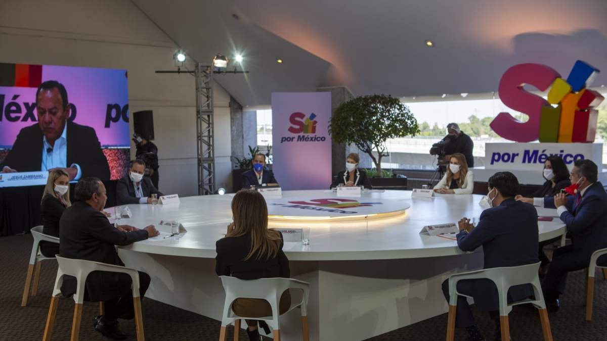 La alianza Va por México está integrada por PRI, PAN y PRD