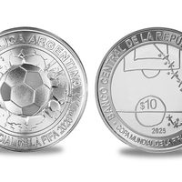 El BCRA lanzó una moneda conmemorativa de la Copa Mundial de Fútbol 2026