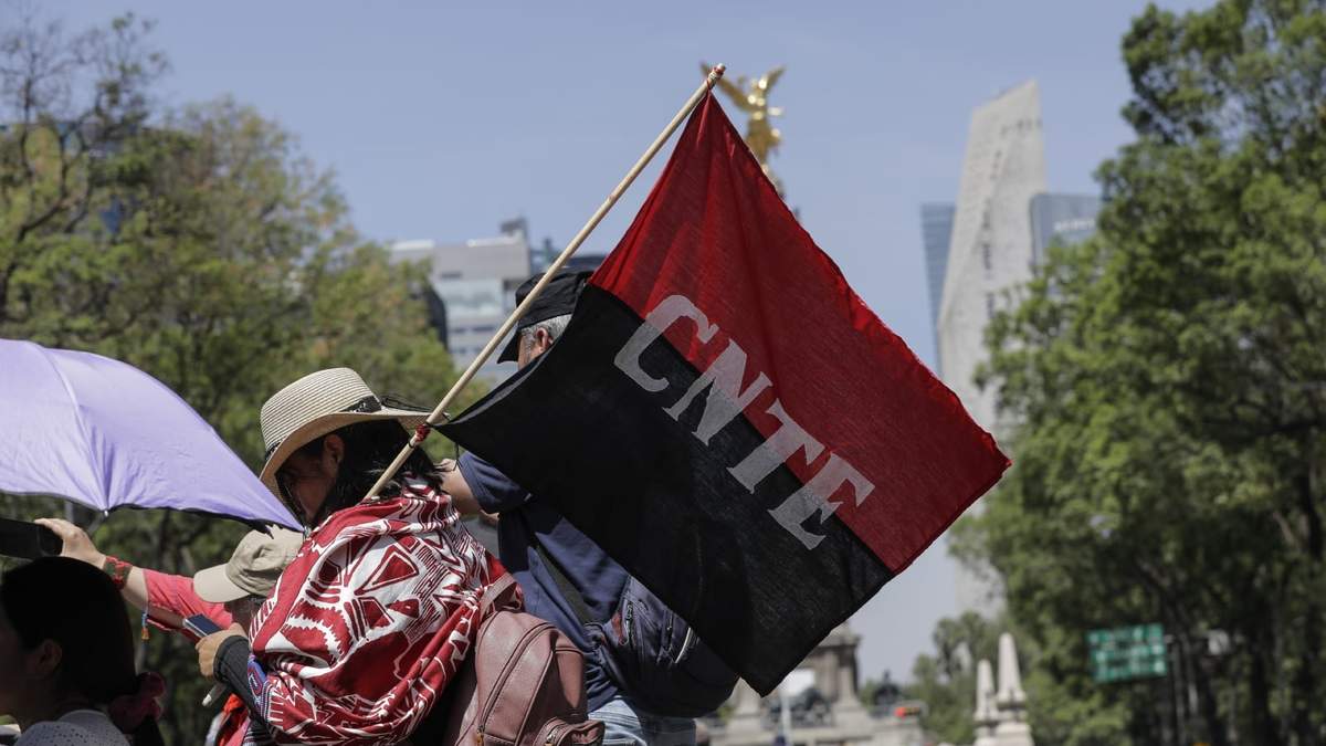 Protesta de la CNTE