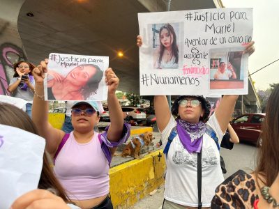 Exigen investigar como feminicidio el caso de Karen, presuntamente arrojada de un auto en movimiento