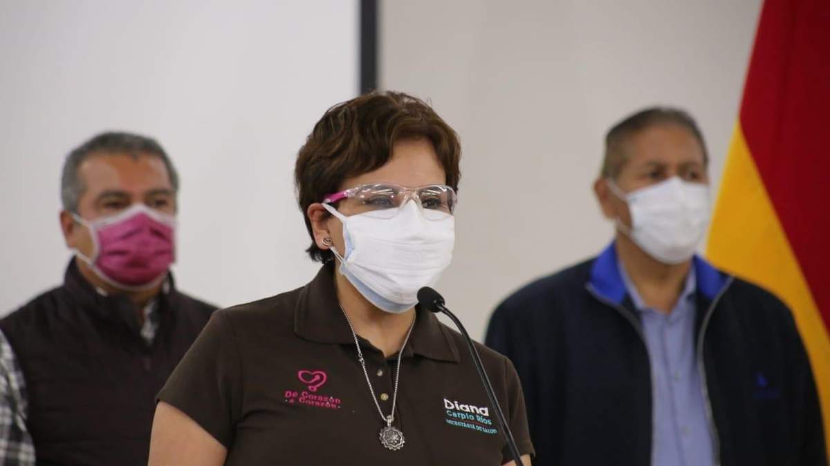 La secretaria de Salud de Michoacán, Diana Carpio Ríos