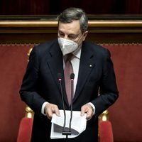 Mario Draghi y su gabinete obtienen el amplio apoyo del Senado de Italia