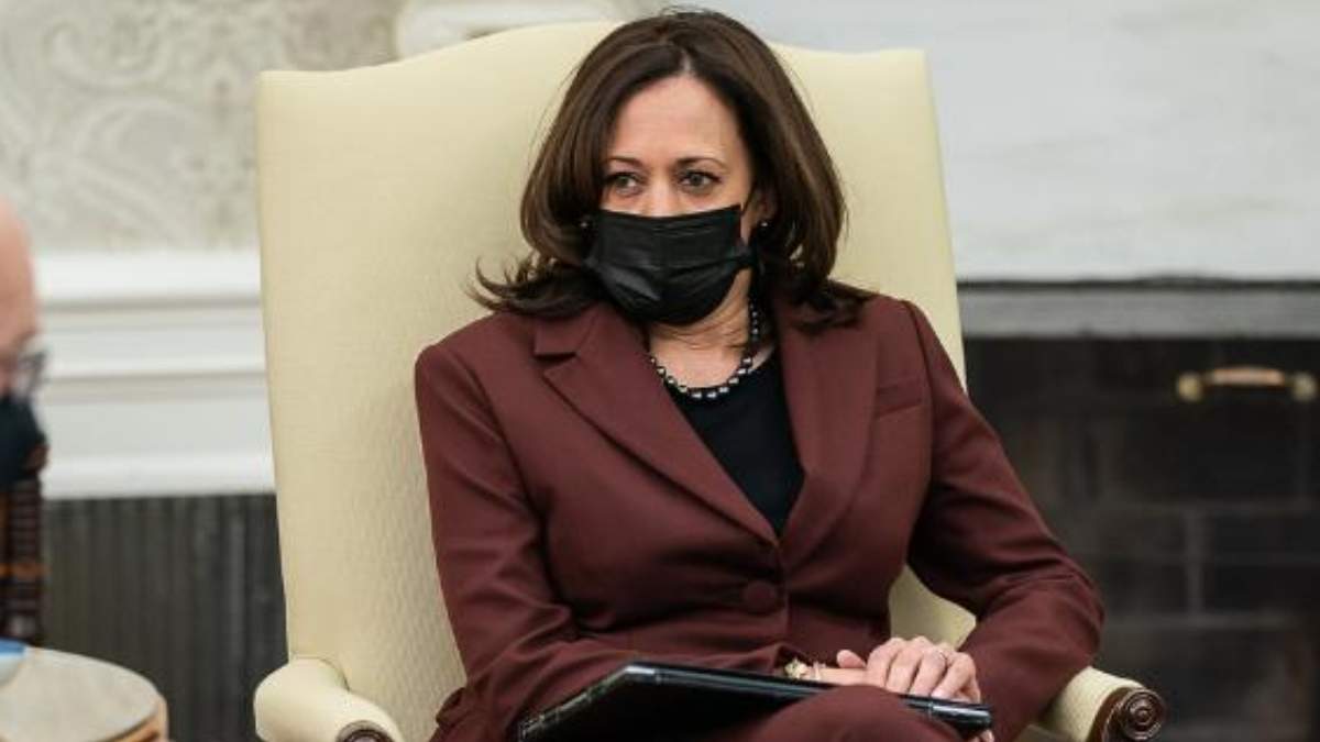 La vicepresidenta Kamala Harris