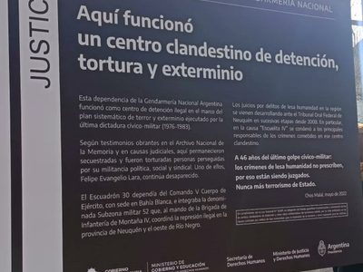 Presentan proyecto de interés para señalización del Escuadrón de Gendarmería Nacional de Chos Malal
