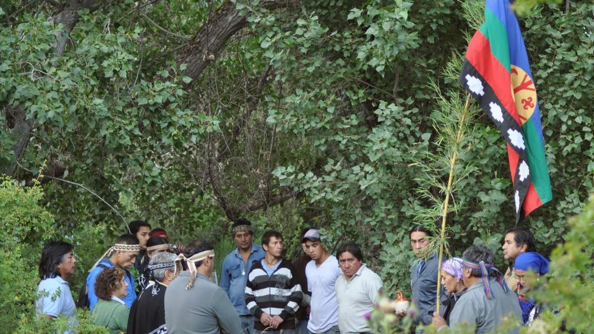 Comunidad Mapuche. Fuente: (Twitter)