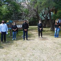 Villa Pehuenia: visita de la ministra de Niñez, Adolescencia y Juventud de la provincia