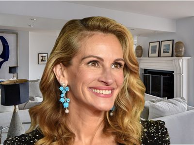 Sobrio, con mucha madera y adornos elegantes: así decoró Julia Roberts su piso en Nueva York