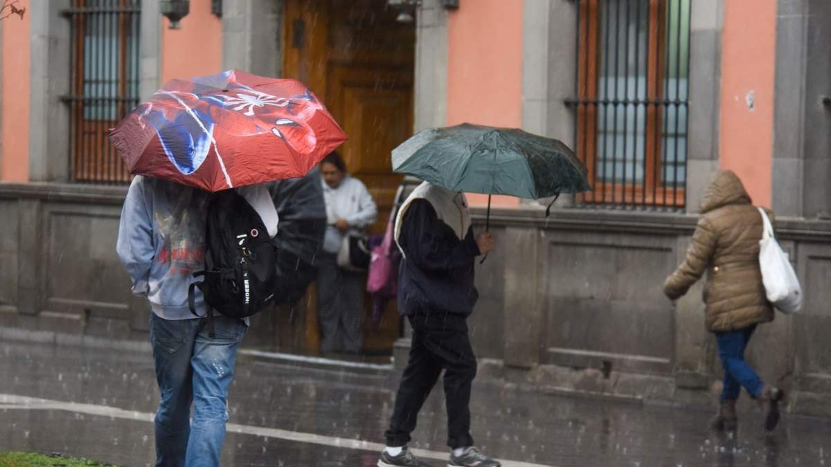 Continuarán las lluvias durante el fin de semana