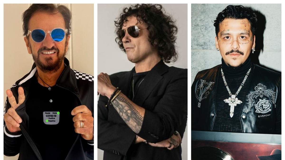 Ringo Starr, Enrique Bunbury, Christian Nodal