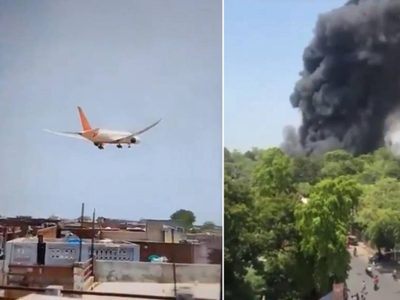Se estrella un avión de Air India con 242 personas a bordo que iba rumbo a Londres (Videos)