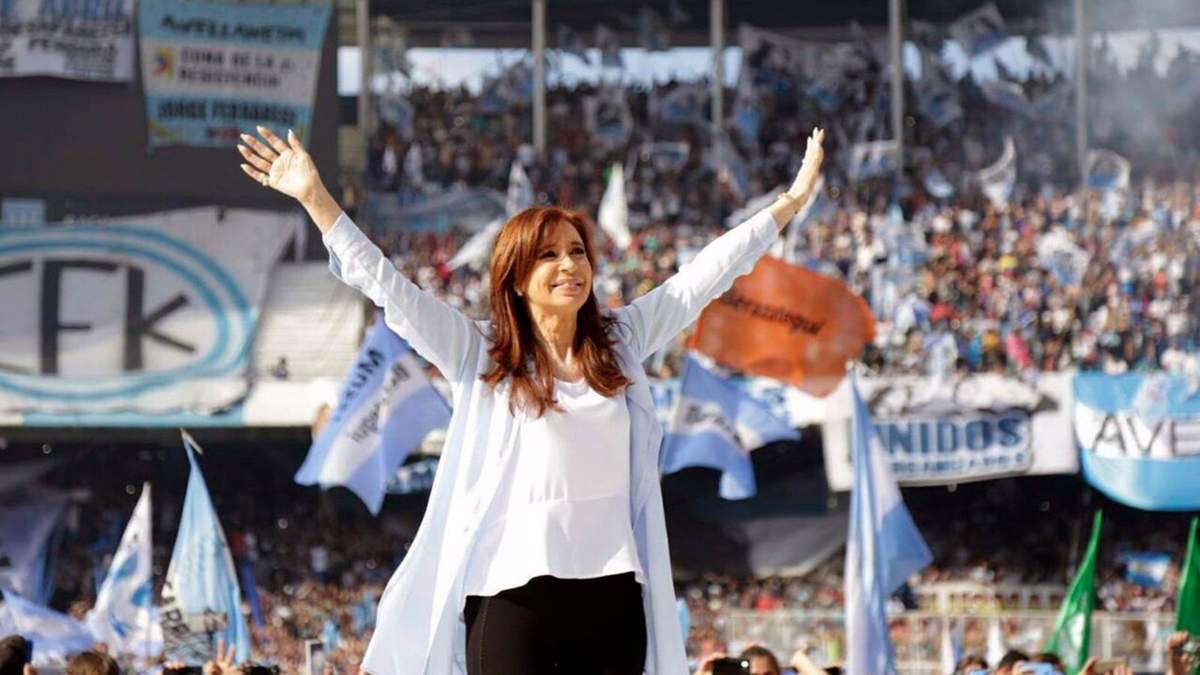 Vicepresidente, Cristina Kirchner. Fuente: (Twitter)