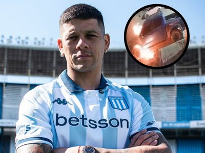 El pésimo momento de Marcos Rojo: le incendiaron una camioneta valuada en más de 100 millones