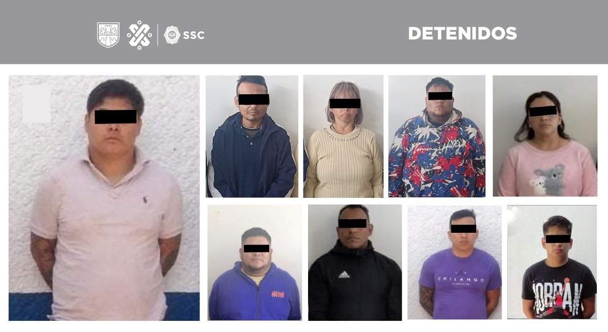 Los detenidos