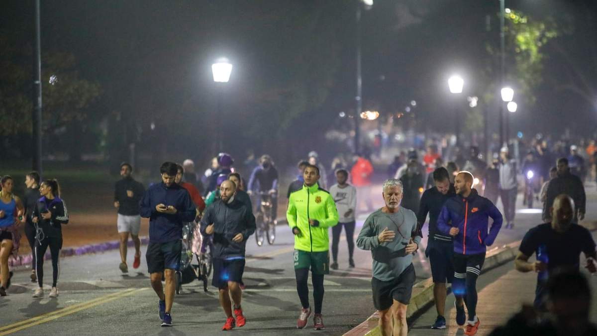 Miles de runners habilitados por el Gobierno porteño. Fuente: (Twitter)