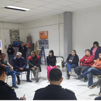 Vecinos del barrio Huiliches se reunieron con autoridades policiales por el aumento de la inseguridad