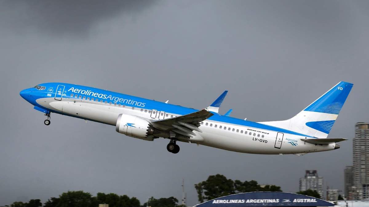 Aviones en Argentina. Fuente: (Twitter)