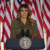 Melania Trump se puso política y llamó a la unidad