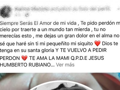 'Perdón por traerte a un mundo tan mierda”: madre de bebé muerto por una bala