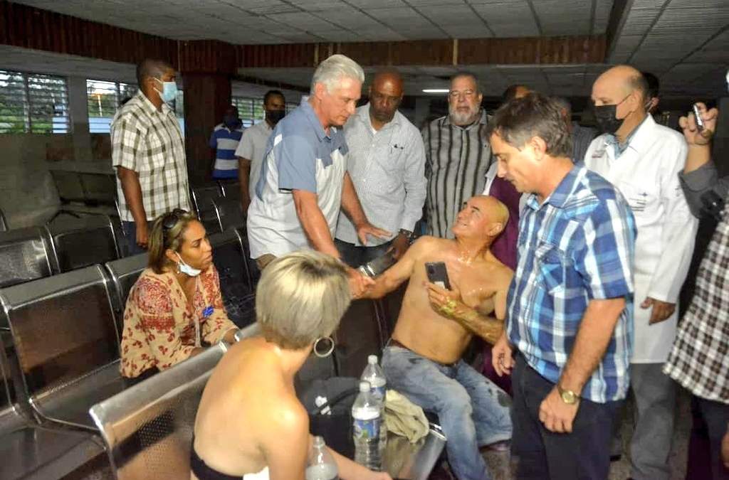 El presidente de Cuba, Miguel Díaz-Canel