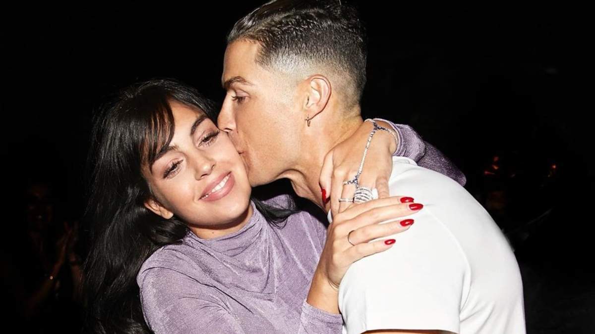 Georgina Rodríguez y Cristiano. Fuente: (Instagram)